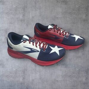 Brooks Trace 2 Run Texas Sneakers Shoes  Womens 10 America Patriotic Flag Stars